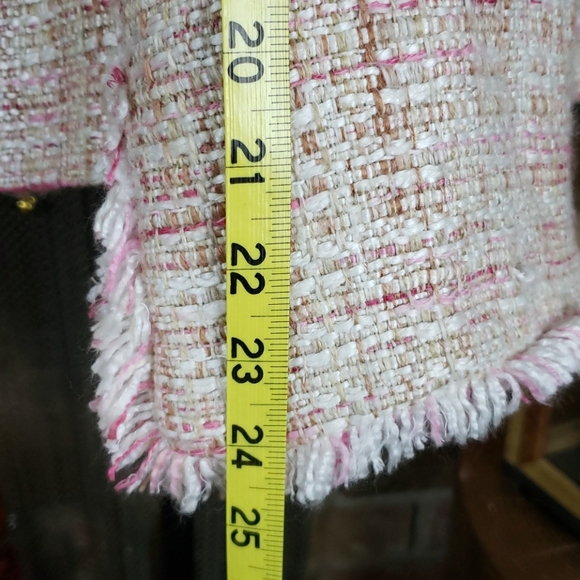 George Pink Boucle Lined Blazer Size 18/20 - Picture 6 of 9